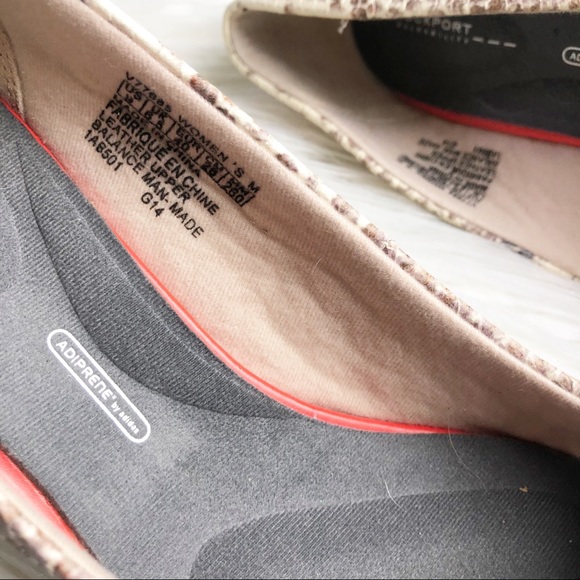 Rockport comfort sole snake print chunky heel pump - Picture 2 of 4